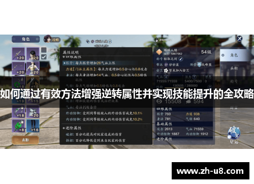 如何通过有效方法增强逆转属性并实现技能提升的全攻略